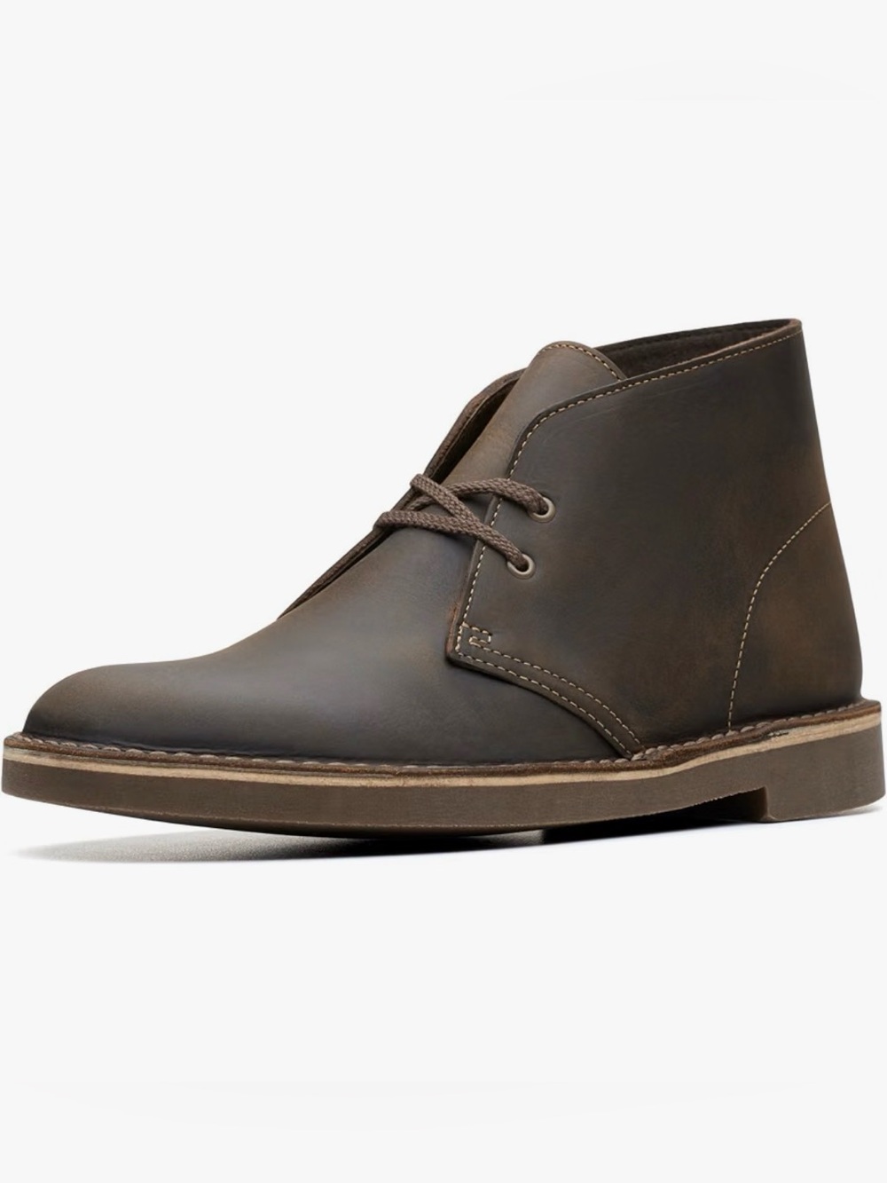 Clarks Bushacre Desert Chukka Boot Men’s Size 8 Brown Leather